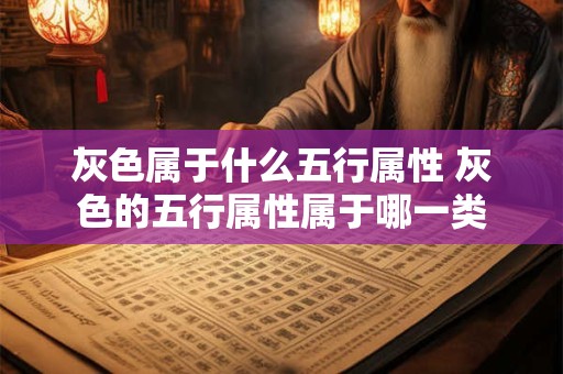 灰色属于什么五行属性 灰色的五行属性属于哪一类