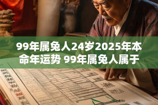 99年属兔人24岁2025年本命年运势 99年属兔人属于什么命