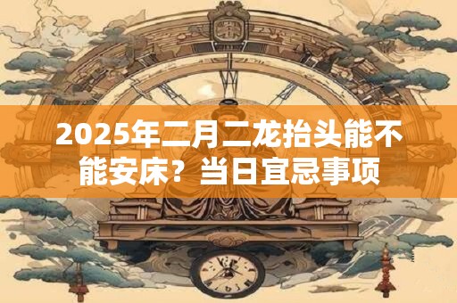 2025年二月二龙抬头能不能安床？当日宜忌事项