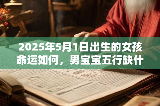 2025年5月1日出生的女孩命运如何，男宝宝五行缺什么