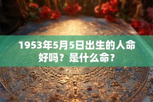 1953年5月5日出生的人命好吗？是什么命？