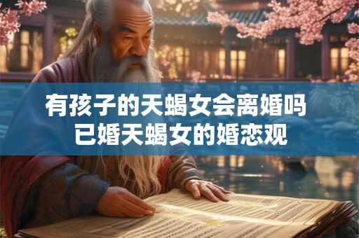 有孩子的天蝎女会离婚吗 已婚天蝎女的婚恋观