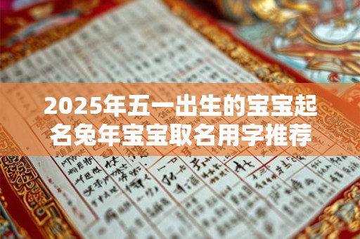 2025年五一出生的宝宝起名兔年宝宝取名用字推荐