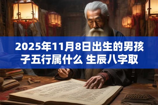 2025年11月8日出生的男孩子五行属什么 生辰八字取名
