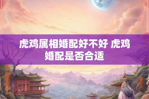 虎鸡属相婚配好不好 虎鸡婚配是否合适