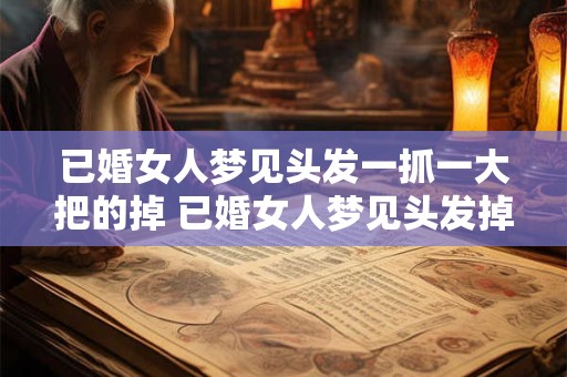 已婚女人梦见头发一抓一大把的掉 已婚女人梦见头发掉落成堆