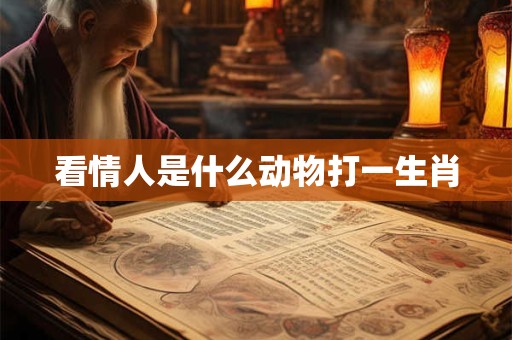 看情人是什么动物打一生肖