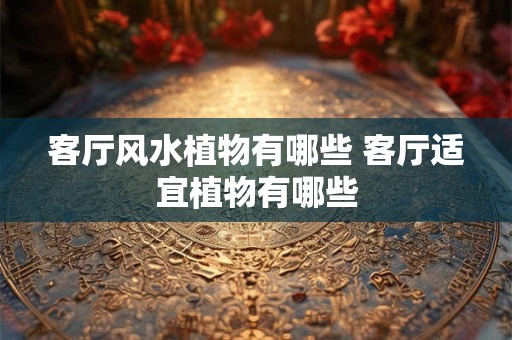 客厅风水植物有哪些 客厅适宜植物有哪些