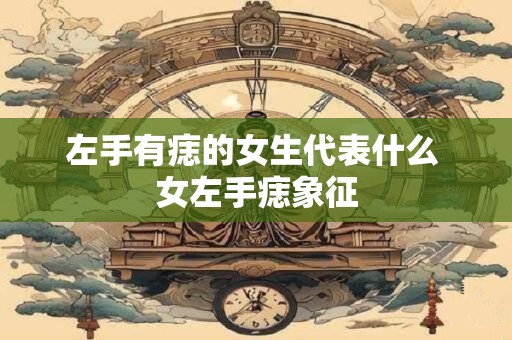 左手有痣的女生代表什么 女左手痣象征
