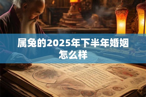属兔的2026年下半年婚姻怎么样
