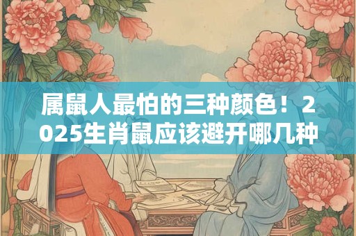 属鼠人最怕的三种颜色！2026生肖鼠应该避开哪几种颜色