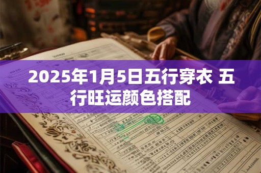 2025年1月5日五行穿衣 五行旺运颜色搭配 2025年1月5日五行穿衣 五行旺运颜色搭配