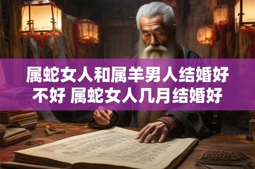 属蛇女人和属羊男人结婚好不好 属蛇女人几月结婚好