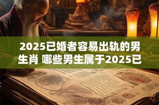 2025已婚者容易出轨的男生肖 哪些男生属于2025已婚者容易出轨的肖象