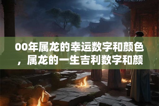 00年属龙的幸运数字和颜色，属龙的一生吉利数字和颜色