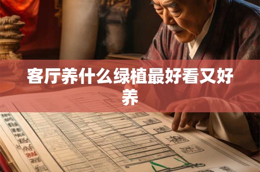 客厅养什么绿植最好看又好养