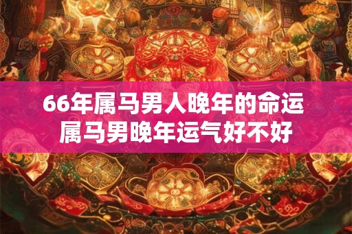 66年属马男人晚年的命运 属马男晚年运气好不好