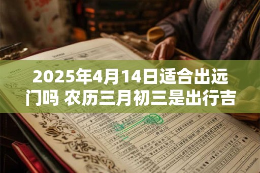2025年4月14日适合出远门吗 农历三月初三是出行吉日吗