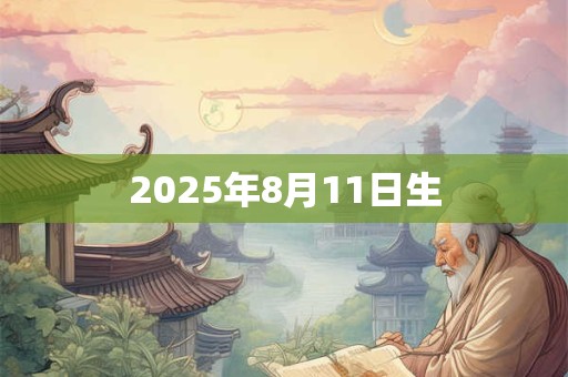 2025年8月11日生