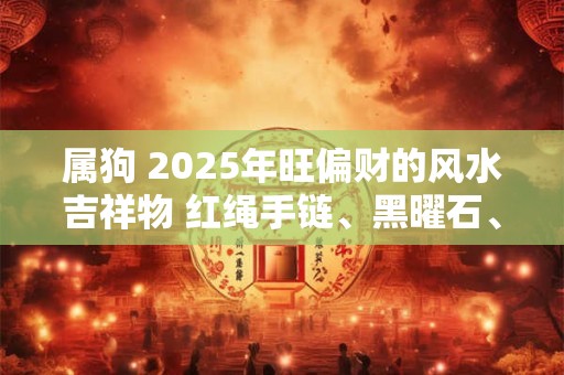 属狗 2025年旺偏财的风水吉祥物 红绳手链、黑曜石、紫水晶