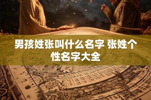 男孩姓张叫什么名字 张姓个性名字大全