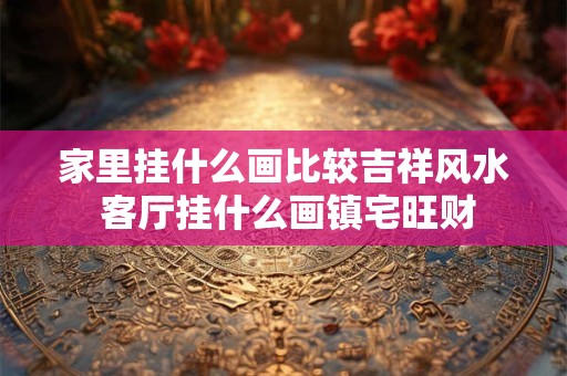 家里挂什么画比较吉祥风水 客厅挂什么画镇宅旺财