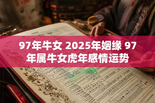 97年牛女 2025年姻缘 97年属牛女虎年感情运势