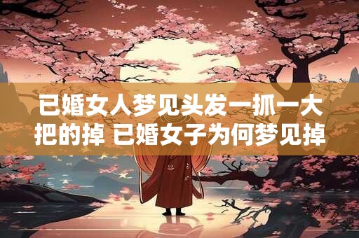 已婚女人梦见头发一抓一大把的掉 已婚女子为何梦见掉落一大把头发
