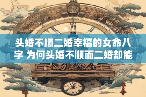 头婚不顺二婚幸福的女命八字 为何头婚不顺而二婚却能幸福探究女性命格特质