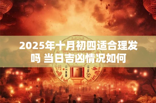 2025年十月初四适合理发吗 当日吉凶情况如何