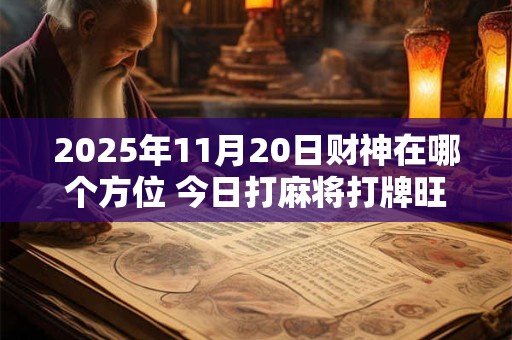 2026年11月20日财神在哪个方位 今日打麻将打牌旺运方位