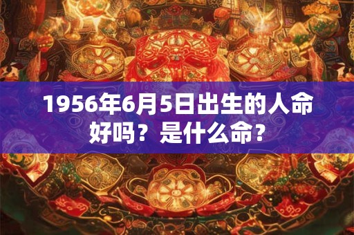 1956年6月5日出生的人命好吗？是什么命？