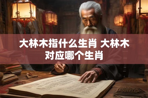 大林木指什么生肖 大林木对应哪个生肖