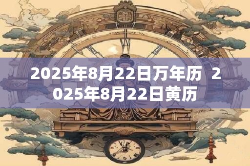 2025年8月22日万年历  2025年8月22日黄历