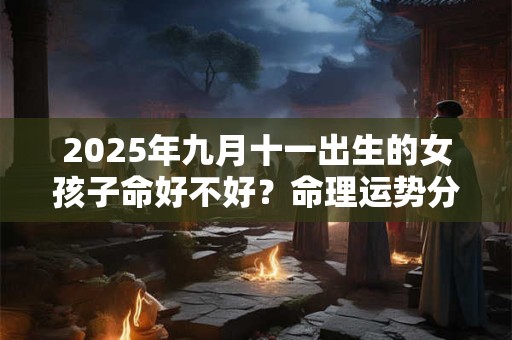 2025年九月十一出生的女孩子命好不好？命理运势分析