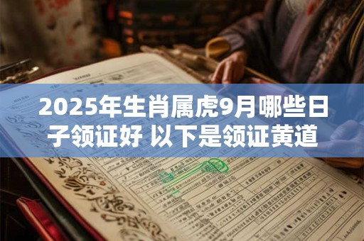2025年生肖属虎9月哪些日子领证好 以下是领证黄道吉日