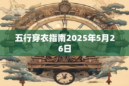五行穿衣指南2025年5月26日