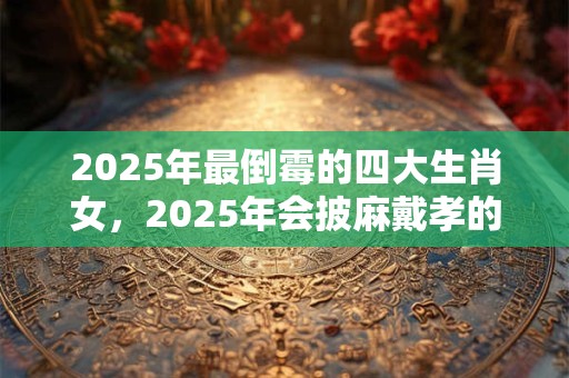 2025年最倒霉的四大生肖女,2025年会披麻戴孝的生肖 2025年最倒霉的四大生肖女,2025年会披麻戴孝的生肖