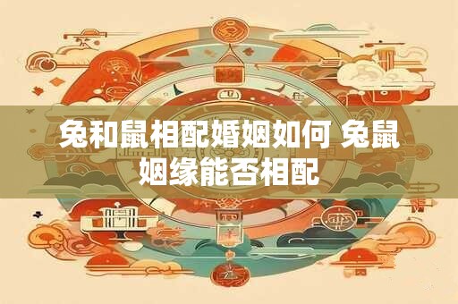 兔和鼠相配婚姻如何 兔鼠姻缘能否相配