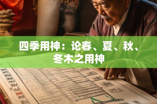 四季用神：论春、夏、秋、冬木之用神