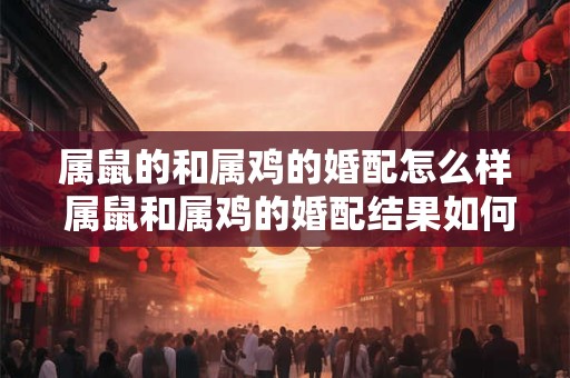 属鼠的和属鸡的婚配怎么样 属鼠和属鸡的婚配结果如何