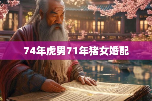 74年虎男71年猪女婚配