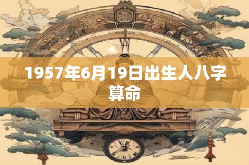 1957年6月19日出生人八字算命