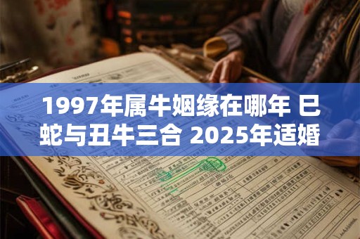 1997年属牛姻缘在哪年 巳蛇与丑牛三合 2025年适婚