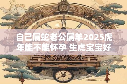 自己属蛇老公属羊2025虎年能不能怀孕 生虎宝宝好不