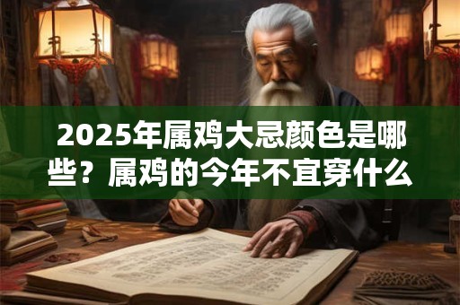 2025年属鸡大忌颜色是哪些？属鸡的今年不宜穿什么颜色