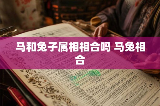 马和兔子属相相合吗 马兔相合