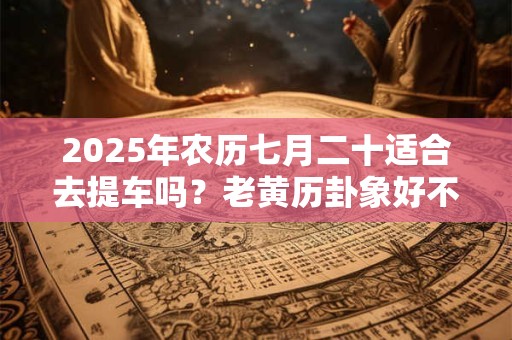 2025年农历七月二十适合去提车吗？老黄历卦象好不好？