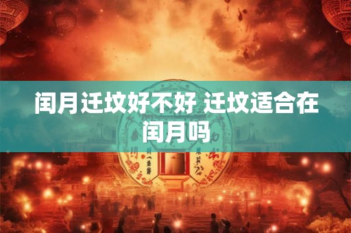 闰月迁坟好不好 迁坟适合在闰月吗