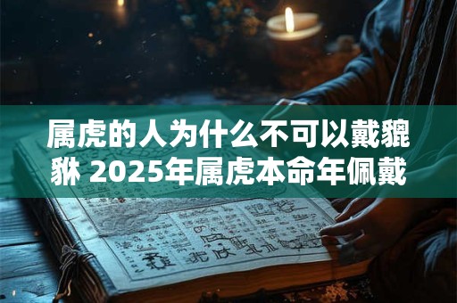 属虎的人为什么不可以戴貔貅 2025年属虎本命年佩戴什么好